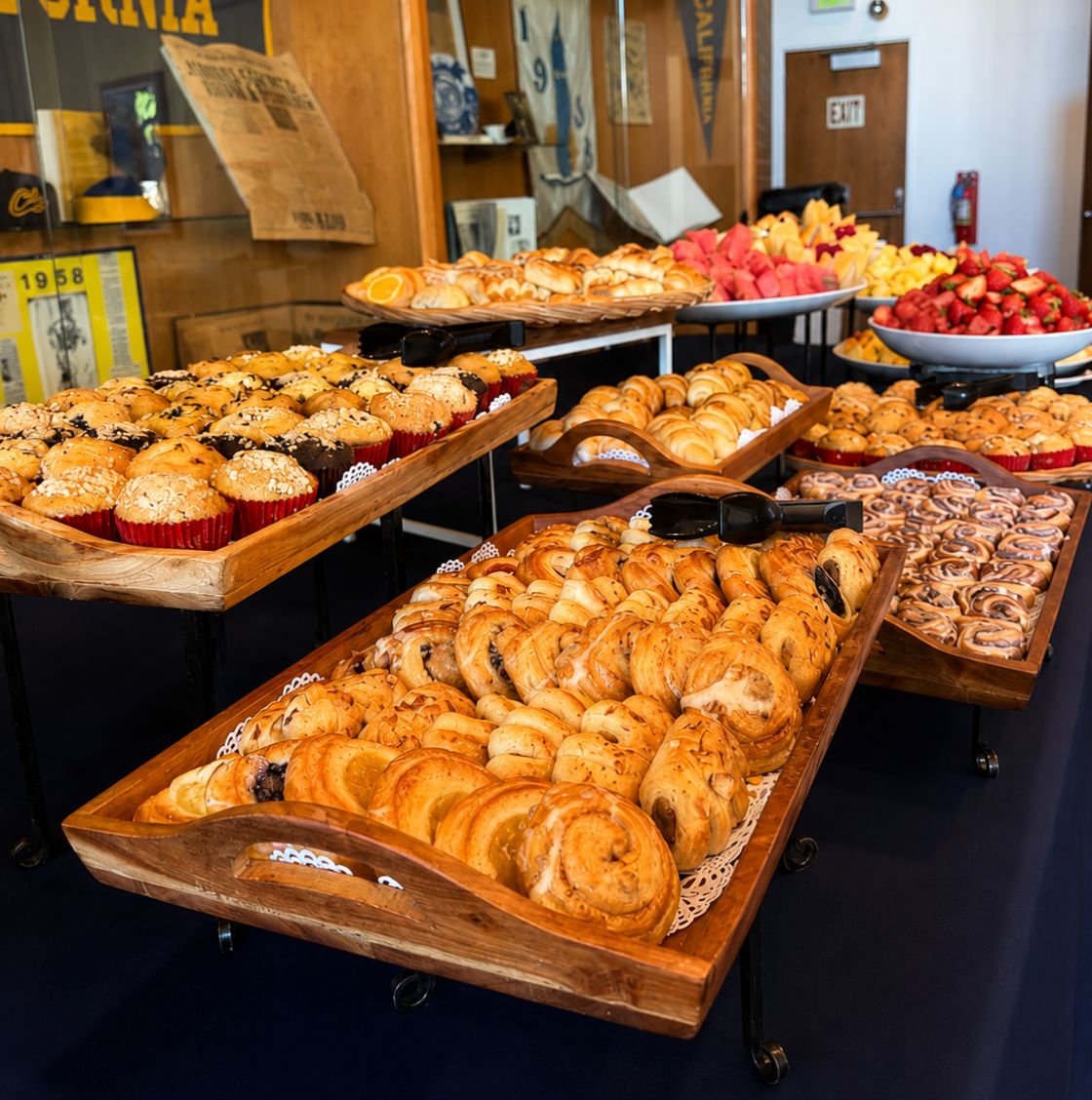 UC Berkeley Alumni House culinary presentation