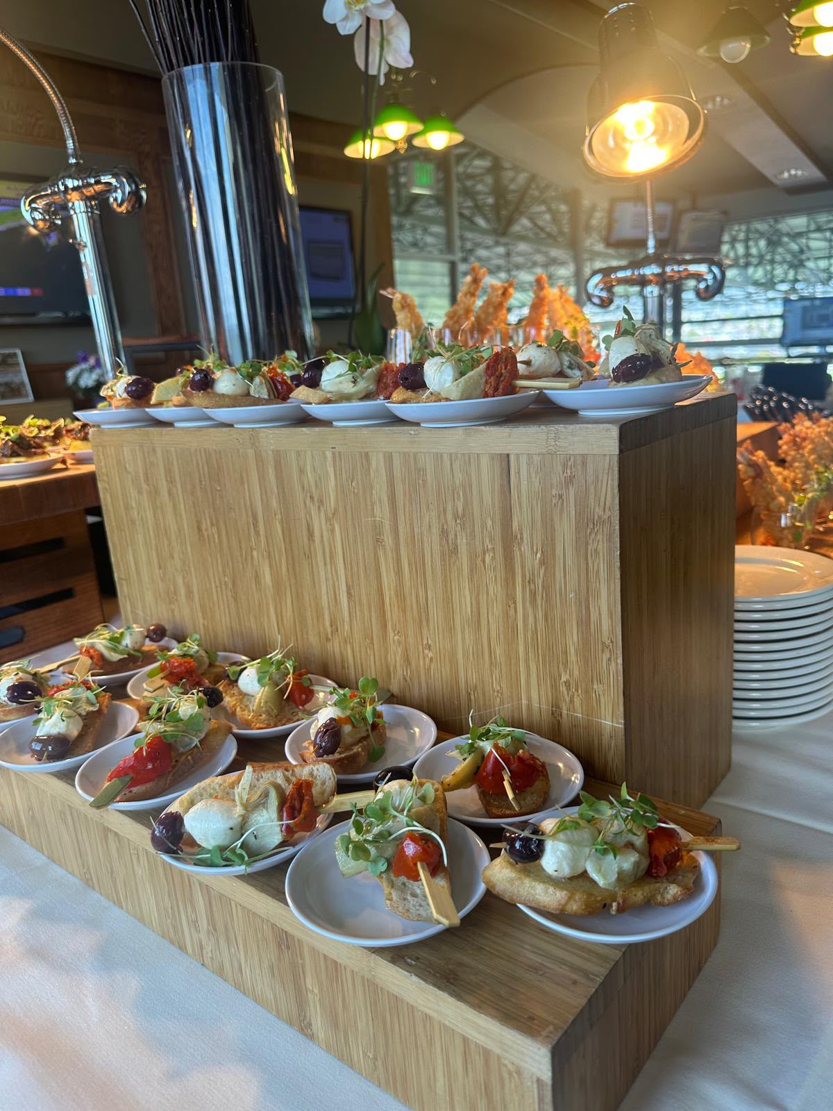 Chef Nava event service at Golden Gate Fields
