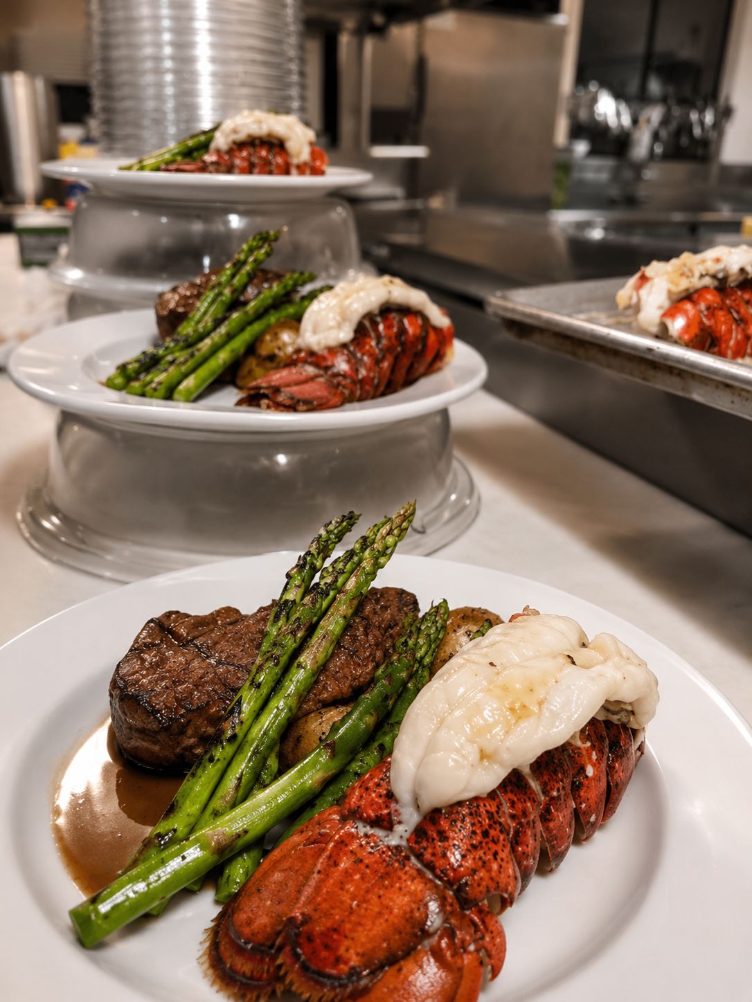 Chef Nava main course presentation
