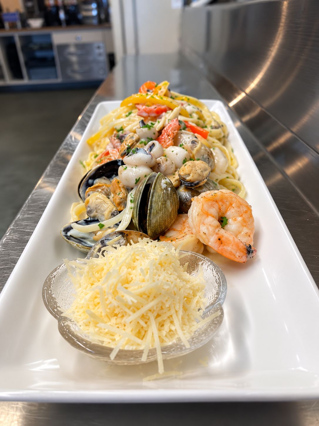 Refined dinner course by Chef Nava