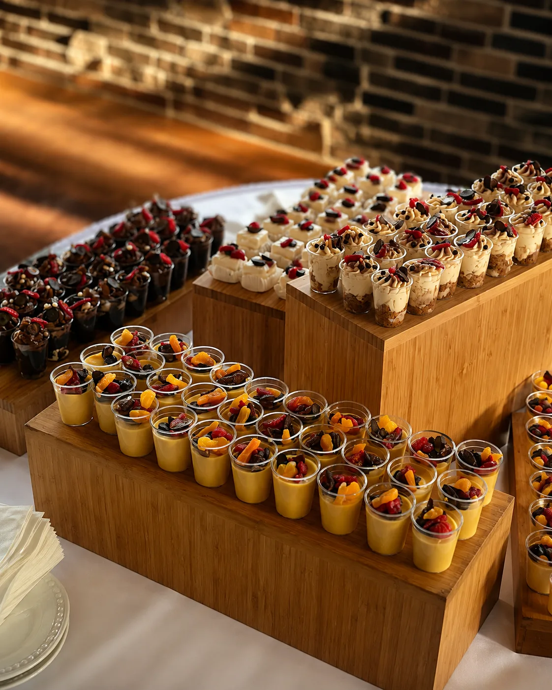 Wedding reception cuisine